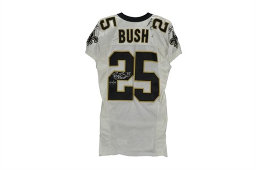 Reggie Bush Game Worn and Signed Rookie Jersey 11/19/06